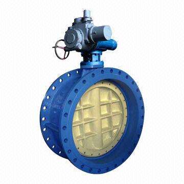 Electrical flanged butterfly valve, suitable for petroleum, chemical, metallurgy and power station