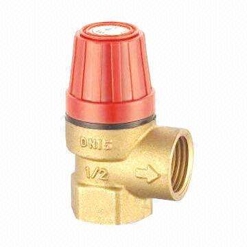 Safety Valve with Nickel Plated Surface, Made of Brass