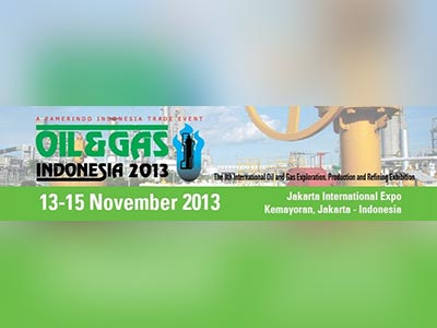 Recent Oil & Gas Exhibitions in Indonesia from 13th to 15th Nov, 2013