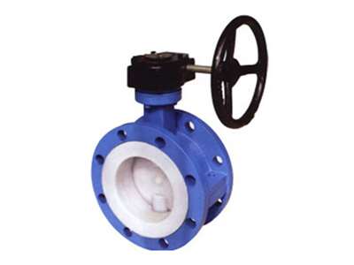 Flange PTFE Lined Butterfly Valve