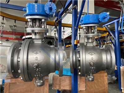 Cast steel Trunnion ball valve