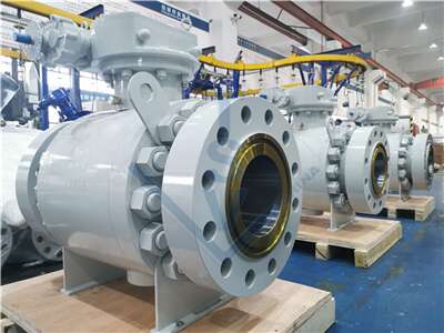 3 PC TRUNNION MOUNTED BALL VALVE